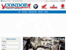 Tablet Screenshot of condormotor.it